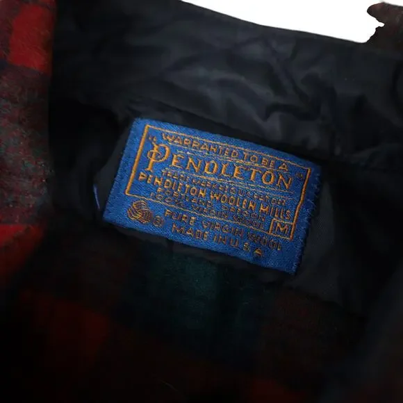 Vintage Pendleton %100 Wool Lindsay Tartan Plaid Flannel Shirt - Picture 7 of 10